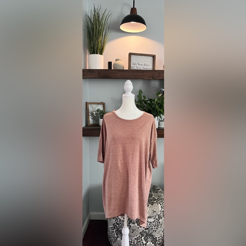 Lularoe Irma Women's Casual Tan Top